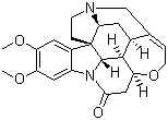 Brucine molecular structure (CAS 357-57-3)