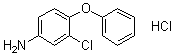 3-Chloro-4-phenoxyaniline hydrochloride molecular structure (CAS 35734-64-6)