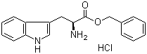 structure of CAS# 35858-81-2, Benzyl L-tryptophanate hydrochloride;L-Tryptophan benzyl ester hydrochloride; H-Trp-OBzl HCl