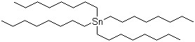 结构式 CAS# 3590-84-9, 四正辛基锡; 四辛基锡