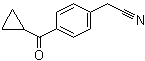 4-(Cyclopropylcarbonyl)phenylacetonitrile molecular structure (CAS 35981-67-0)
