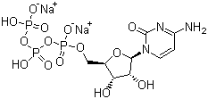 结构式 CAS# 36051-68-0, 胞苷-5'-三磷酸二钠盐
