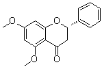 5,7-Dimethoxyflavanone molecular structure (CAS 36052-66-1)