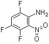 3,4,6-Trifluoro-2-nitrobenzenamine molecular structure (CAS 361-39-7)