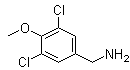3,5-Dichloro-4-methoxybenzenemethanamine molecular structure (CAS 36167-94-9)