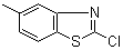 结构式 CAS# 3622-31-9, 2-氯-5-甲基苯并噻唑