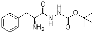 (S)-2-(2-Amino-1-oxo-3-phenylpropyl)hydrazinecarboxylic acid 1,1-dimethylethyl ester molecular structure (CAS 36261-38-8)