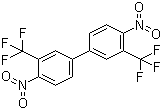 4,4'-二硝基-3,3'-双(三氟甲基)联苯分子结构 (CAS 363-95-1)