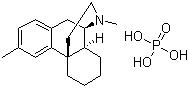 Dimemorfan phosphate molecular structure (CAS 36304-84-4)
