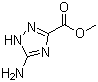 Methyl 5-amino-1H-1,2,4-triazole-3-carboxylate molecular structure (CAS 3641-14-3)