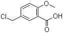 5-(Chloromethyl)-2-methoxybenzoic acid molecular structure (CAS 3641-23-4)