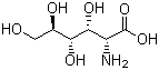 结构式 CAS# 3646-68-2, D-氨基葡萄糖酸
