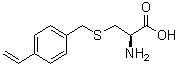 S-(p-Vinylbenzyl)-L-cysteine molecular structure (CAS 36497-69-5)