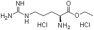 structure of CAS# 36589-29-4, L-Arginine ethyl ester dihydrochloride