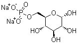 D-葡萄糖-6-磷酸二钠分子结构 (CAS 3671-99-6)