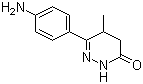 6-(4-Aminophenyl)-4,5-dihydro-5-methyl-3(2H)-pyridazinone molecular structure (CAS 36725-28-7)