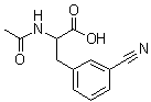 N-Acetyl-3-cyanophenylalanine molecular structure (CAS 367272-51-3)
