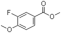 3-氟-4-甲氧基苯甲酸甲酯分子结构 (CAS 369-30-2)