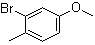 结构式 CAS# 36942-56-0, 3-溴-4-甲基苯甲醚