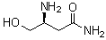 (3S)-3-Amino-4-hydroxybutanamide molecular structure (CAS 36983-58-1)