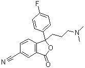 1-[3-(Dimethylamino)propyl]-1-(4-fluorophenyl)-1,3-dihydro-3-oxo-5-isobenzofurancarbonitrile molecular structure (CAS 372941-54-3)