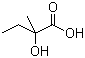 2-羟基-2-甲基丁酸分子结构 (CAS 3739-30-8)