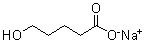 结构式 CAS# 37435-69-1, 5-羟基戊酸钠
