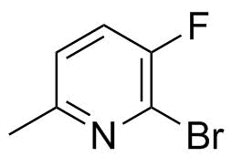 2-Bromo-3-fluoro-6-methylpyridine molecular structure (CAS 374633-36-0)