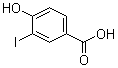 3-Iodo-4-hydroxybenzoic acid molecular structure (CAS 37470-46-5)
