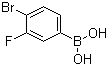 结构式 CAS# 374790-97-3, 4-溴-3-氟苯硼酸