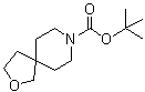 structure of CAS# 374794-96-4, 1,1-Dimethylethyl 2-Oxa-8-azaspiro[4.5]decane-8-carboxylate;2-Oxa-8-azaspiro[4.5]decane-8-carboxylic acid 1,1-dimethylethyl ester