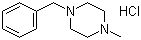 结构式 CAS# 374898-00-7, 1-苄基-4-甲基哌嗪盐酸盐