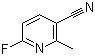 5-Cyano-2-fluoro-6-methylpyridine molecular structure (CAS 375368-85-7)