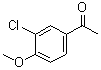 3'-氯-4'-甲氧基苯乙酮分子结构 (CAS 37612-52-5)