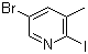 结构式 CAS# 376587-52-9, 2-碘-3-甲基-5-溴吡啶