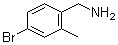 结构式 CAS# 376646-62-7, 4-溴-2-甲基苯甲胺