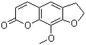 9-Methoxy-2,3-dihydro-7H-furo[3,2-g]chromen-7-one molecular structure (CAS 3779-03-1)