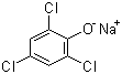 2,4,6-三氯苯酚钠分子结构 (CAS 3784-03-0)