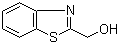 结构式 CAS# 37859-42-0, 2-羟甲基苯并噻唑; 1,3-苯并噻唑-2-基甲醇