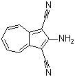 2-Amino-1,3-dicyanoazulene molecular structure (CAS 3786-66-1)