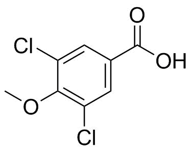 3,5-二氯-4-甲氧基苯甲酸分子结构 (CAS 37908-97-7)
