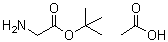 结构式 CAS# 38024-18-9, 甘氨酸叔丁酯乙酸盐