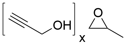2-Propyn-1-ol compd with 2-methyloxirane (1:?) molecular structure (CAS 38172-91-7)
