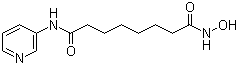 结构式 CAS# 382180-17-8, Pyroxamide; N-羟基-N'-3-吡啶基辛二酰胺