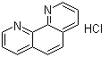 结构式 CAS# 3829-86-5, 1,10-菲啰啉盐酸盐; 1,10-邻二氮杂菲盐酸盐