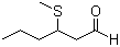 结构式 CAS# 38433-74-8, 3-甲硫基己醛