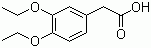 结构式 CAS# 38464-04-9, 3,4-二乙氧基苯乙酸