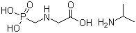 Glyphosate isopropylamine salt molecular structure (CAS 38641-94-0)