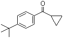 structure of CAS# 38675-79-5, 4-tert-Butylphenyl cyclopropyl ketone;[4-(tert-Butyl)phenyl](cyclopropyl)methanone