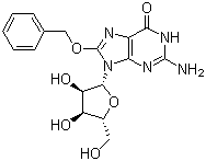 8-苄氧基鸟苷分子结构 (CAS 3868-36-8)